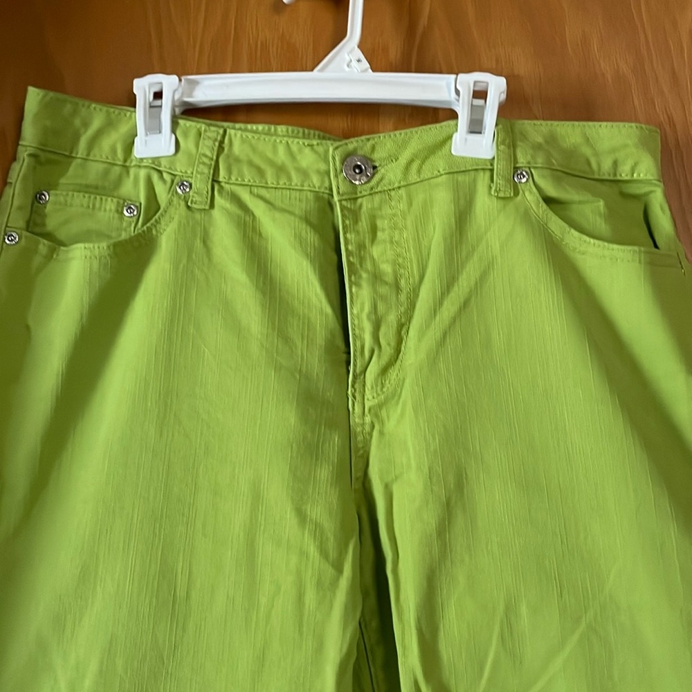 Women’s Ashley Stewart Lime Green Jeans